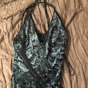 Forever 21 velvet bodysuit